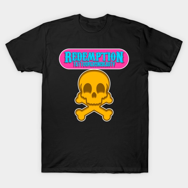 Redemption happy skull “big” T-Shirt by mellobunni